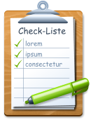 Check-Liste lorem ipsum consectetur